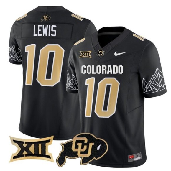 Mens Youths Size Available Julian Lewis Black Jersey Stitched